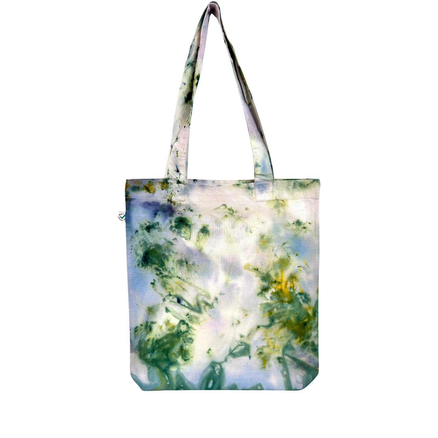 Ice Dye Baumwolltasche Grün