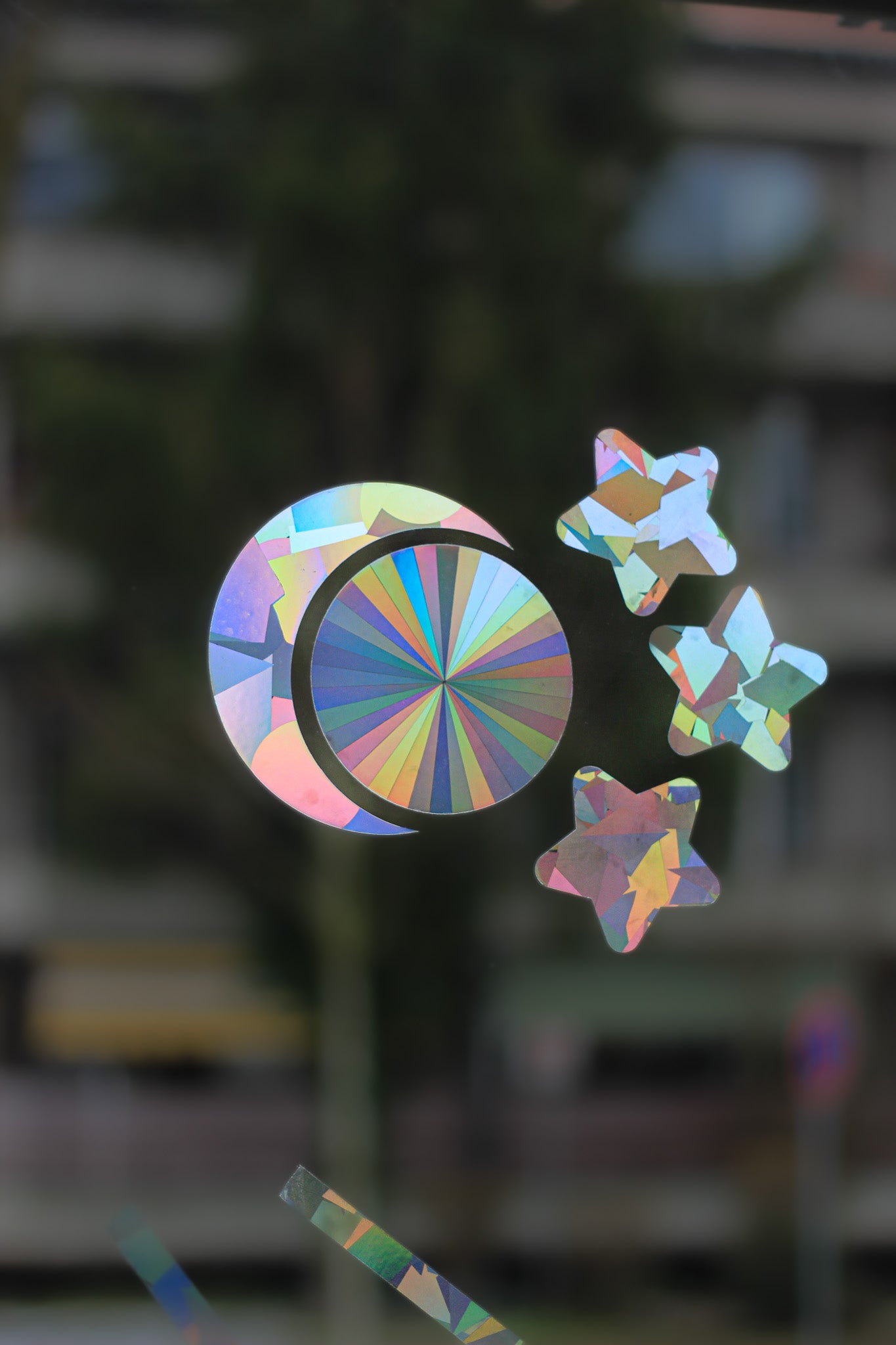 Suncatcher Fenstersticker Mond