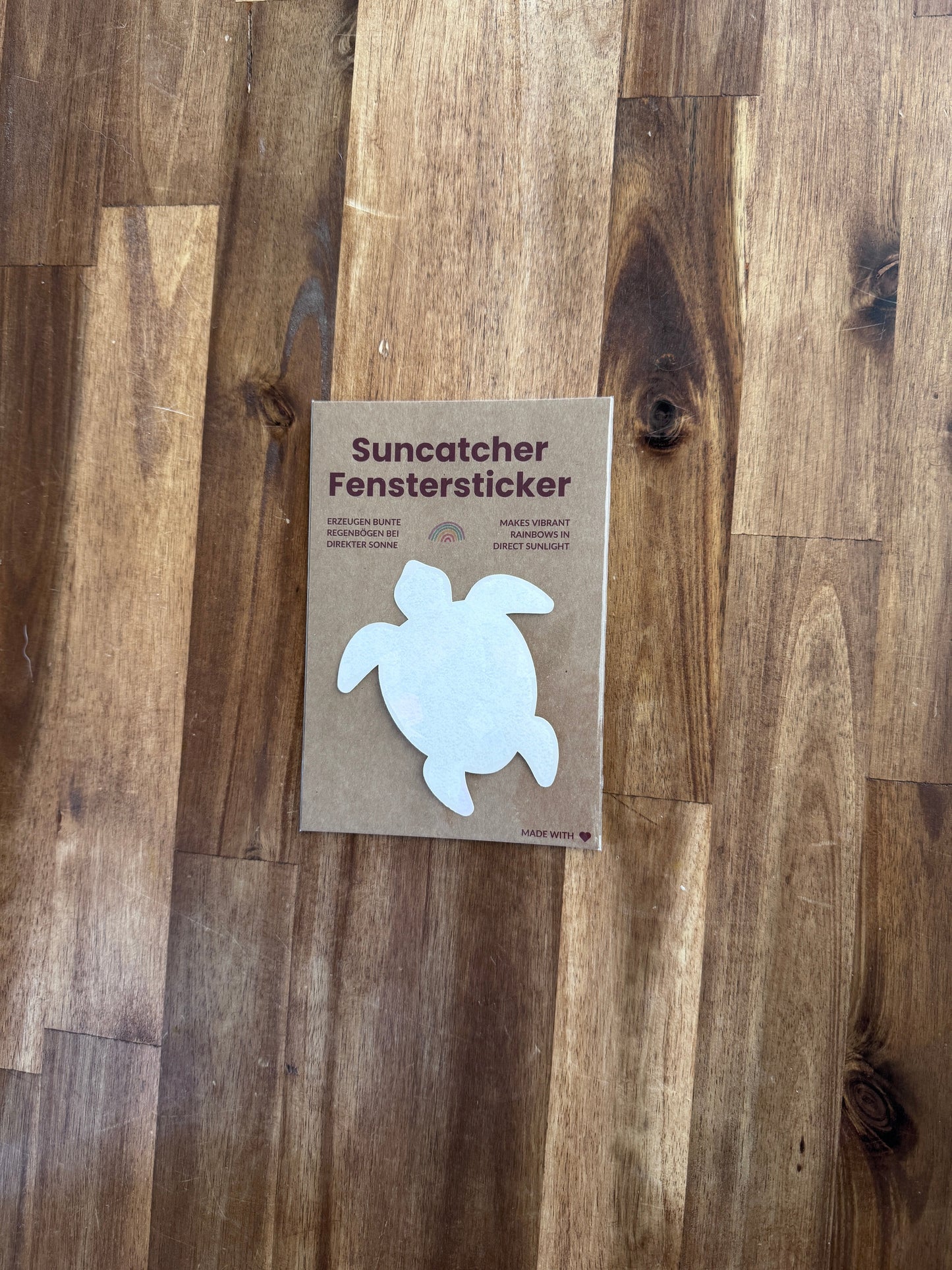 Suncatcher Sticker Schildkröte