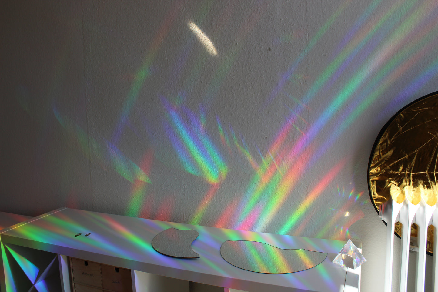 XL Suncatcher Sticker Folie Sonnenmuster