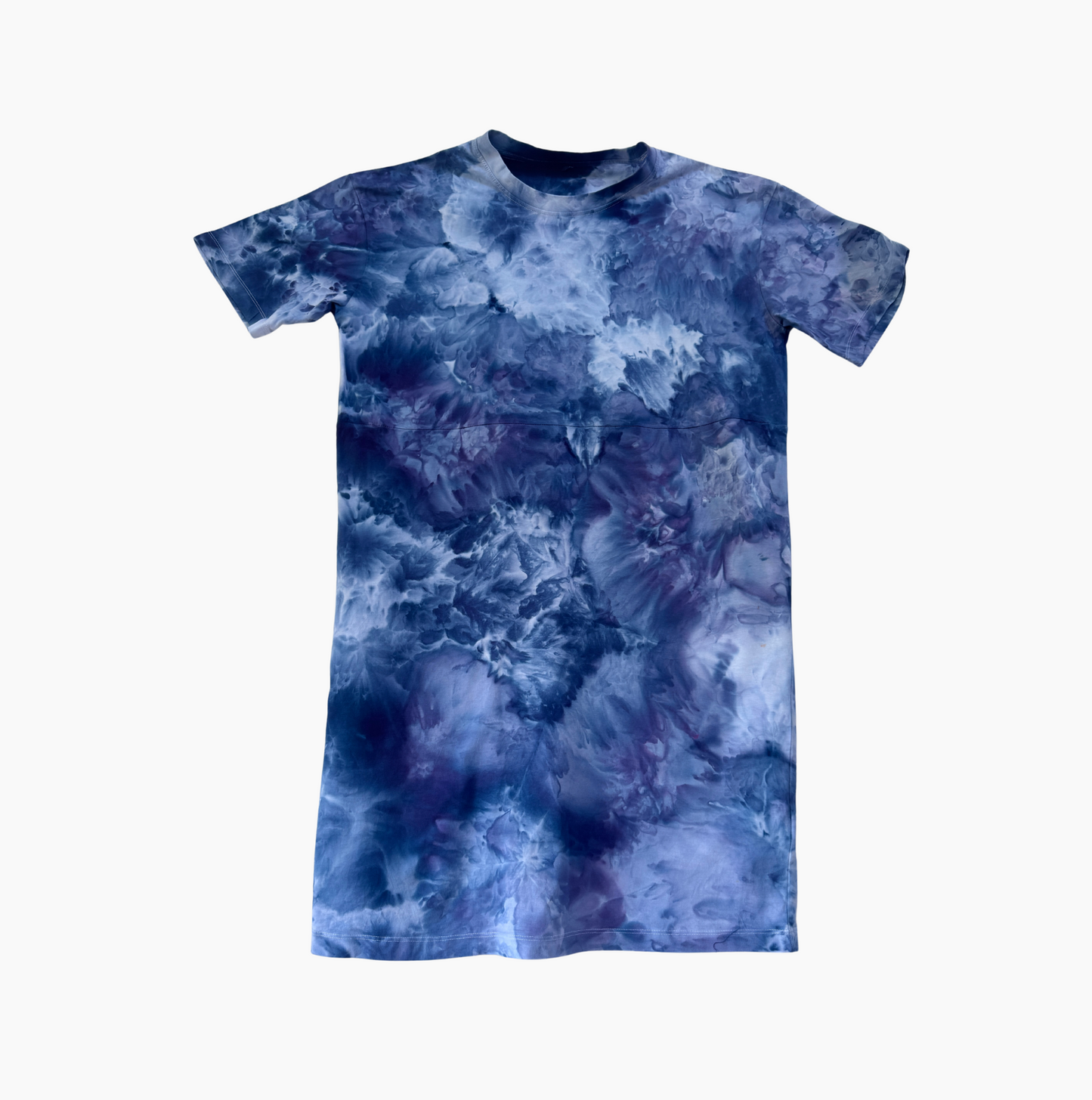 Ice Dye T-Shirt Kleid in L/XL