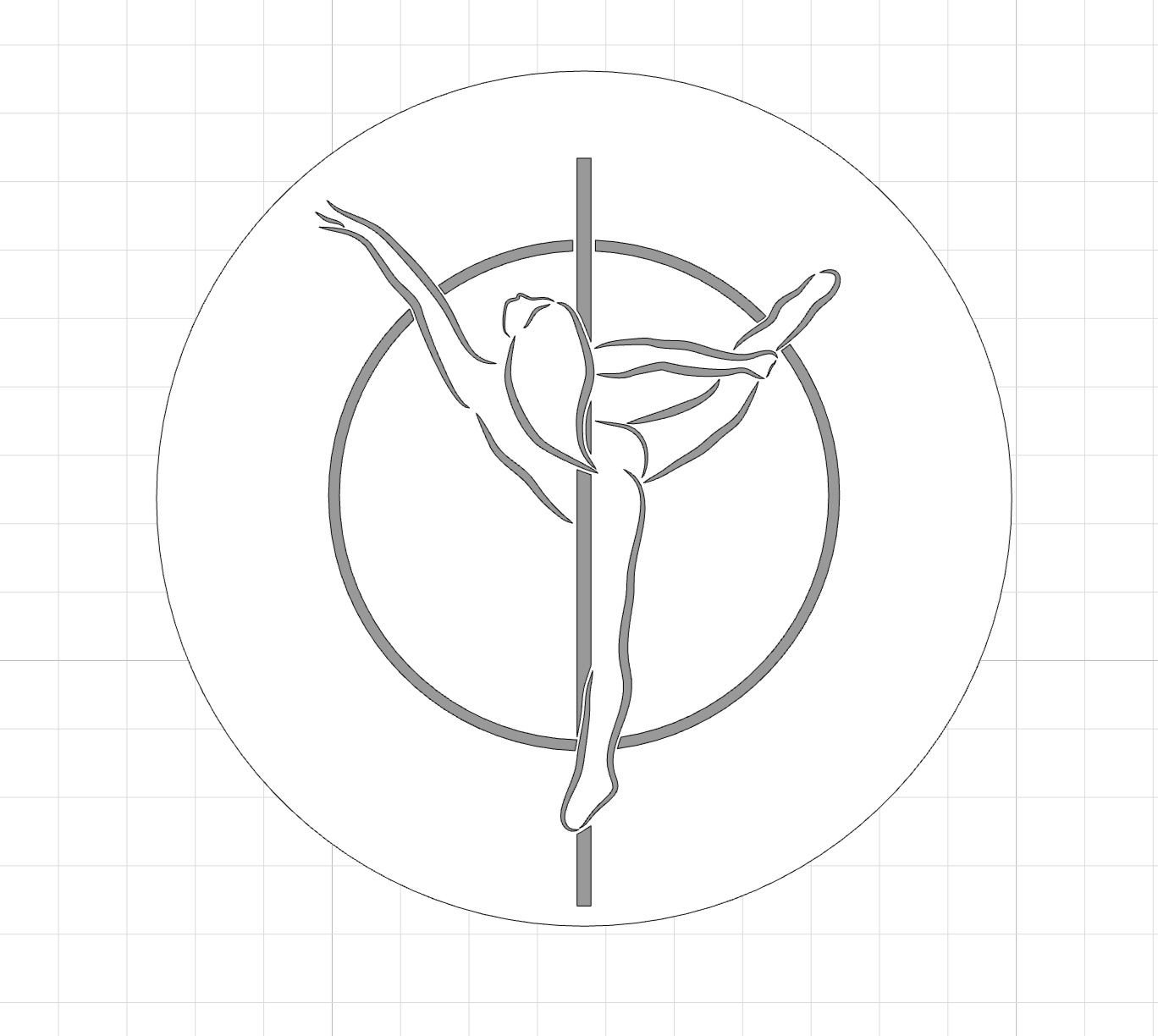 Sonderanfertigung Logo auf 35cm Suncatcher