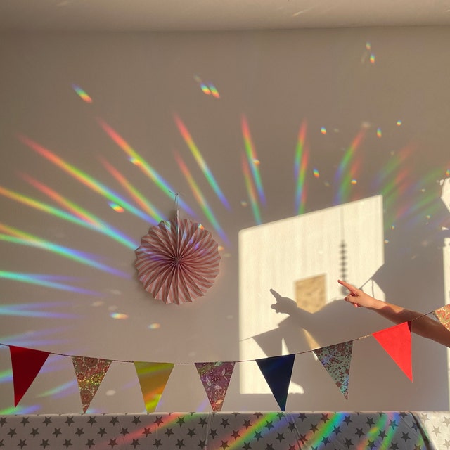 Suncatcher Fenstersticker 4er Set Blumen