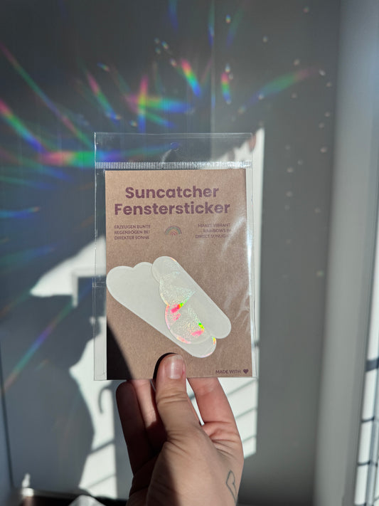 Suncatcher Fenstersticker Set Wolken