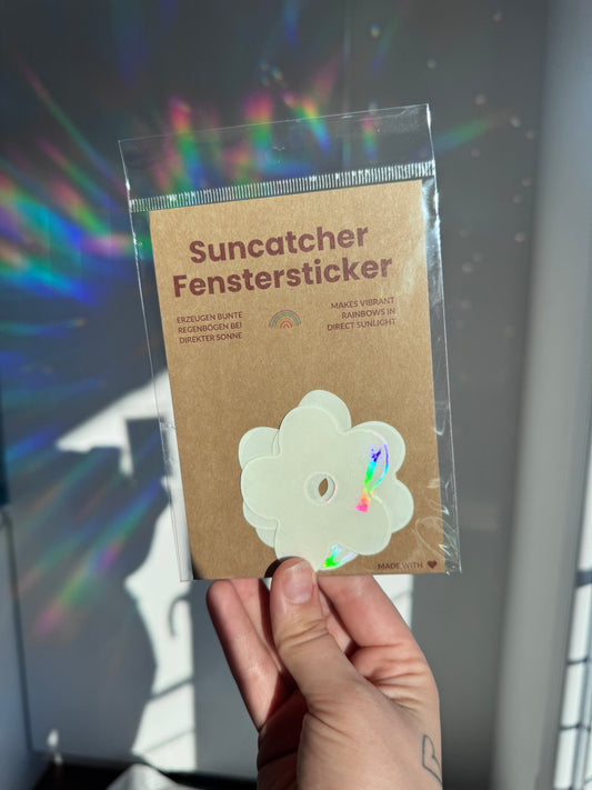 Suncatcher Fenstersticker 3er Set Blümchen