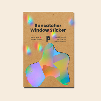 Suncatcher Fenstersticker Blob