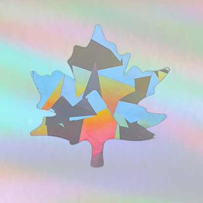 Suncatcher Fenstersticker Ahorn