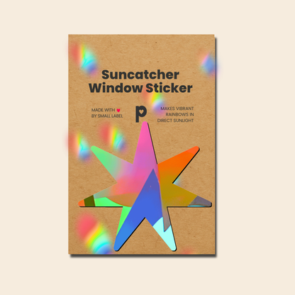Suncatcher Fenstersticker Sternchen