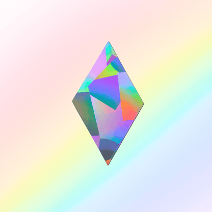 Suncatcher Fenstersticker großer Diamant