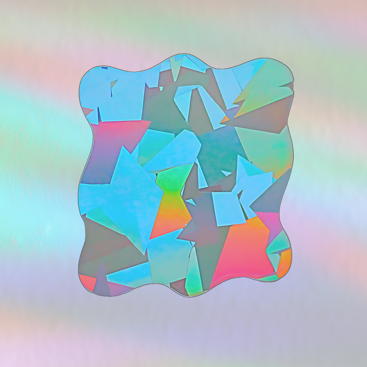 Suncatcher Fenstersticker Squiggle