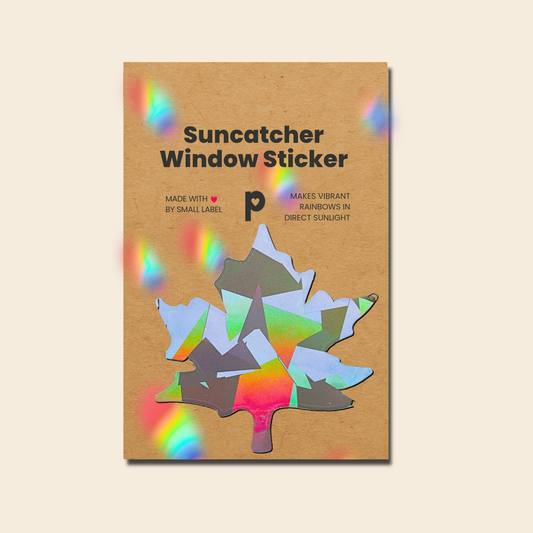 Suncatcher Fenstersticker Ahorn