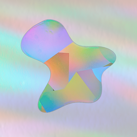 Suncatcher Fenstersticker Blob