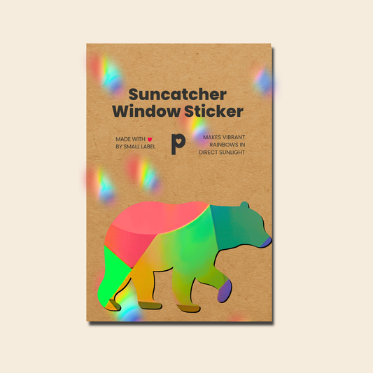 Suncatcher Fenstersticker Bär
