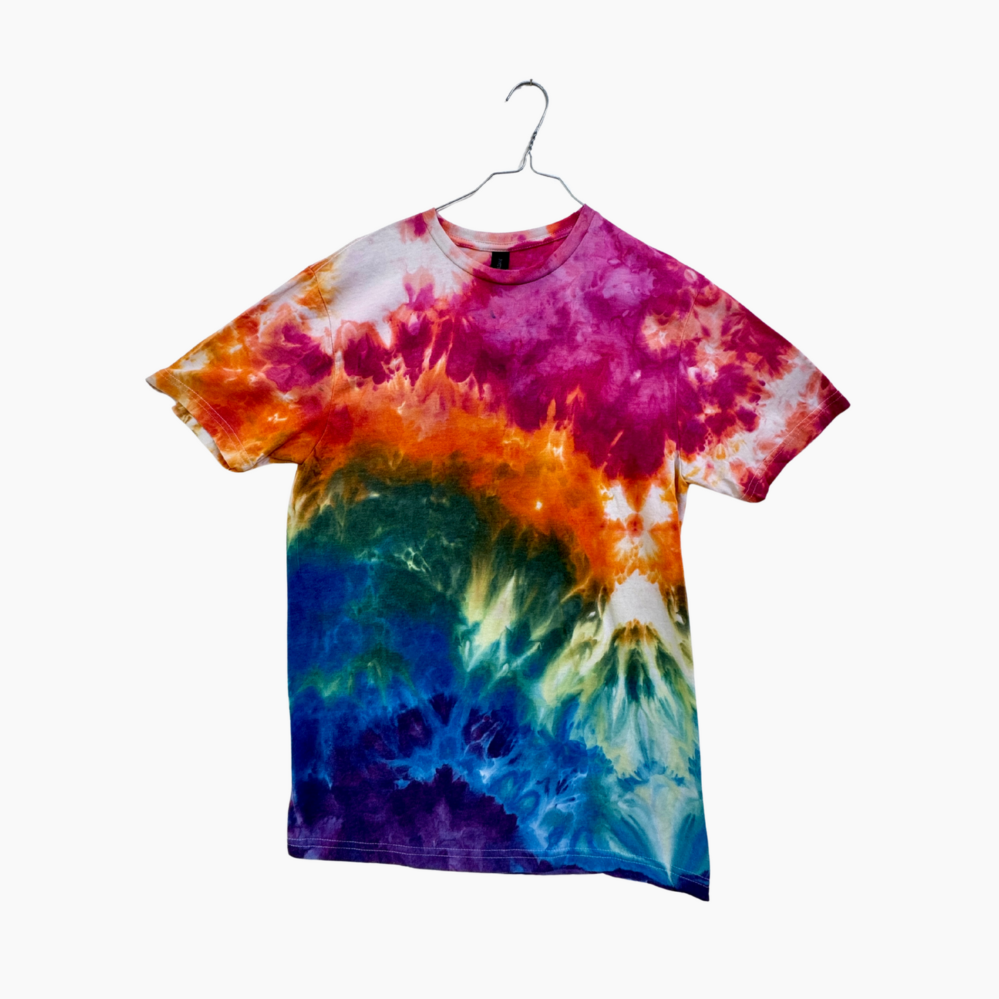 Ice Dye T-Shirt Rainbow in M