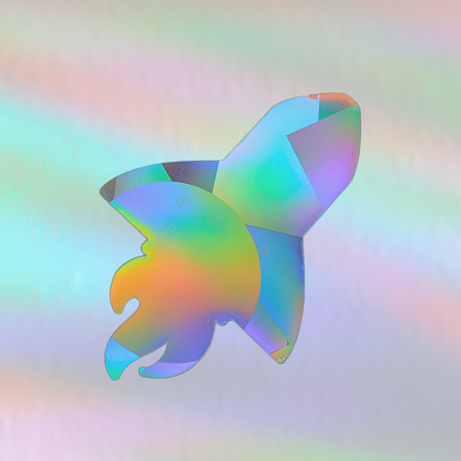 Suncatcher Fenstersticker Rakete