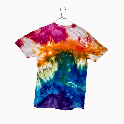 Ice Dye T-Shirt Rainbow in M