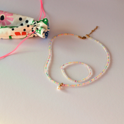 Edelsteinkette Soft Rainbow