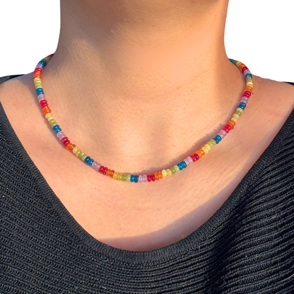 Edelsteinkette Mini Rainbow