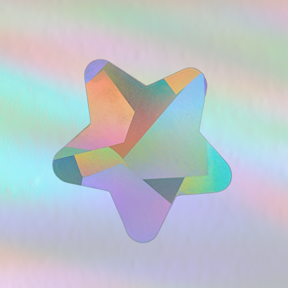 Suncatcher Fenstersticker Stern