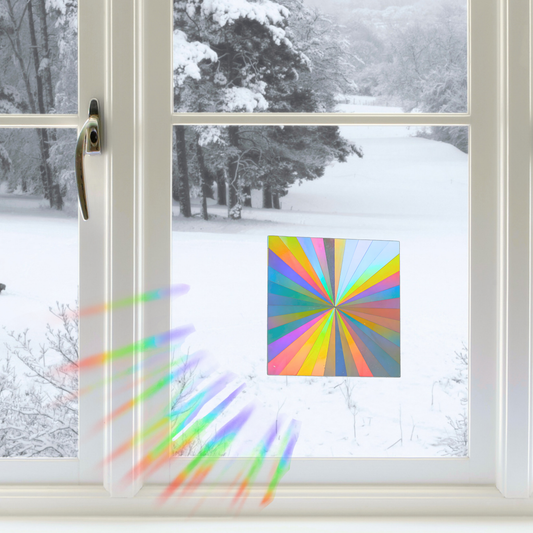 Suncatcher Fenstersticker XL Retro
