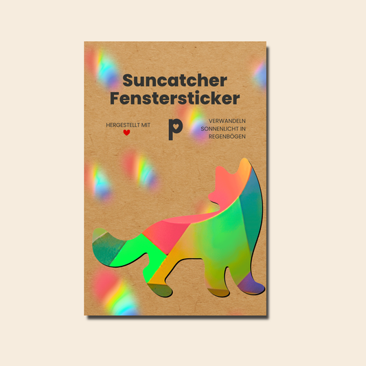 Suncatcher Fenstersticker Fuchs