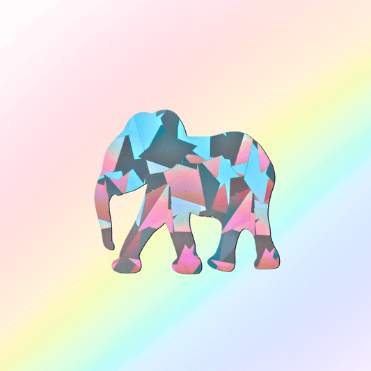 Suncatcher Fenstersticker XL Elefant