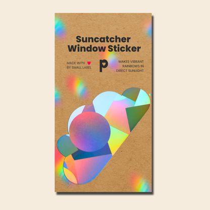 Suncatcher Fenstersticker XL Wolke
