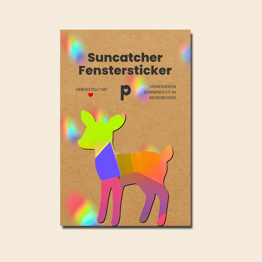 Suncatcher Fenstersticker Reh