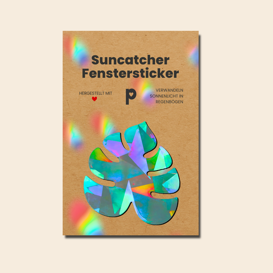 Suncatcher Fenstersticker Monstera