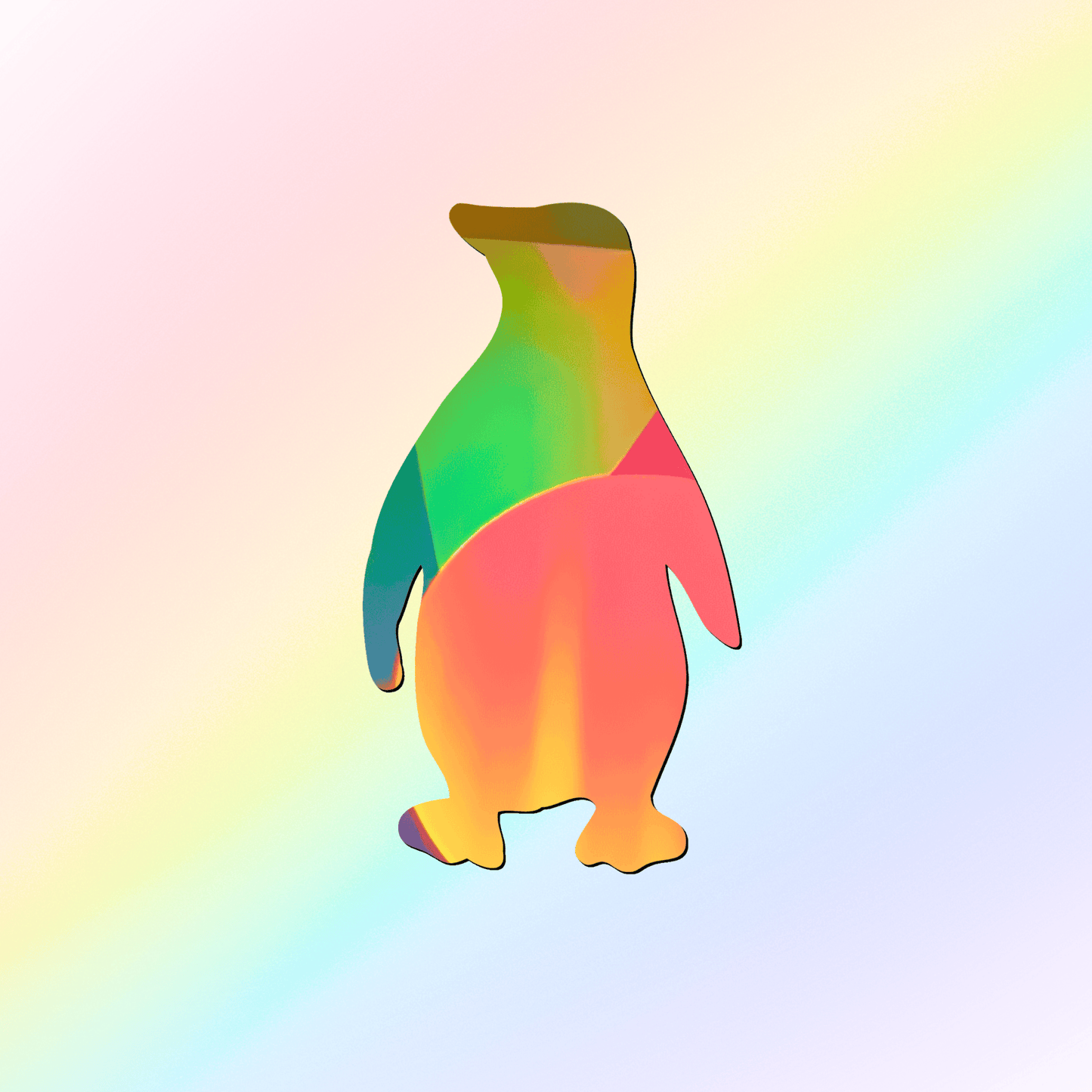 Suncatcher Fenstersticker Pinguin