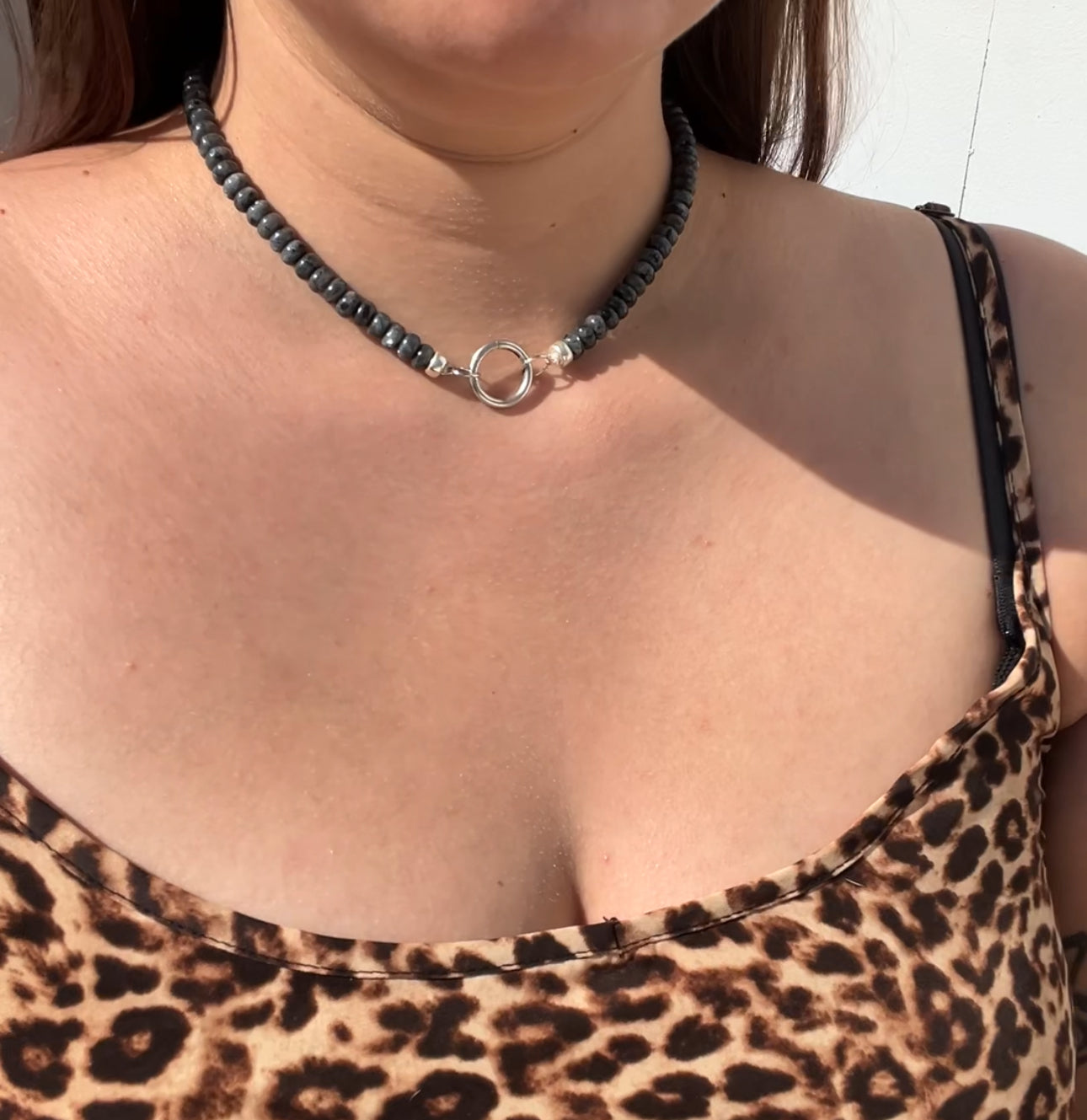 Larvikit Edelsteinkette