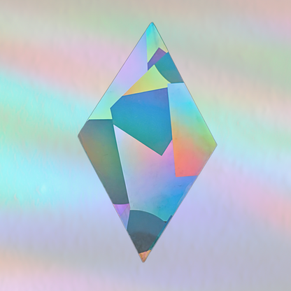 Suncatcher Fenstersticker großer Diamant