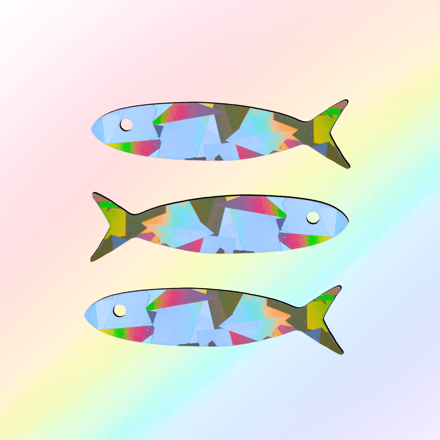 Suncatcher Fenstersticker Sardine
