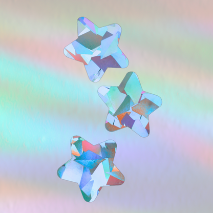 Suncatcher Fenstersticker 3er Set Sterne