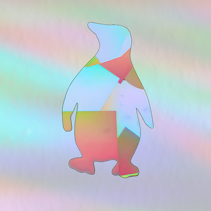 Suncatcher Fenstersticker Pinguin