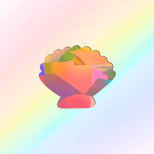 Suncatcher Fenstersticker XL Muschel