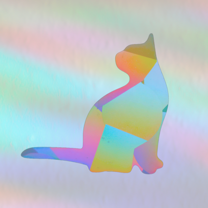 Suncatcher Fenstersticker XL Katze