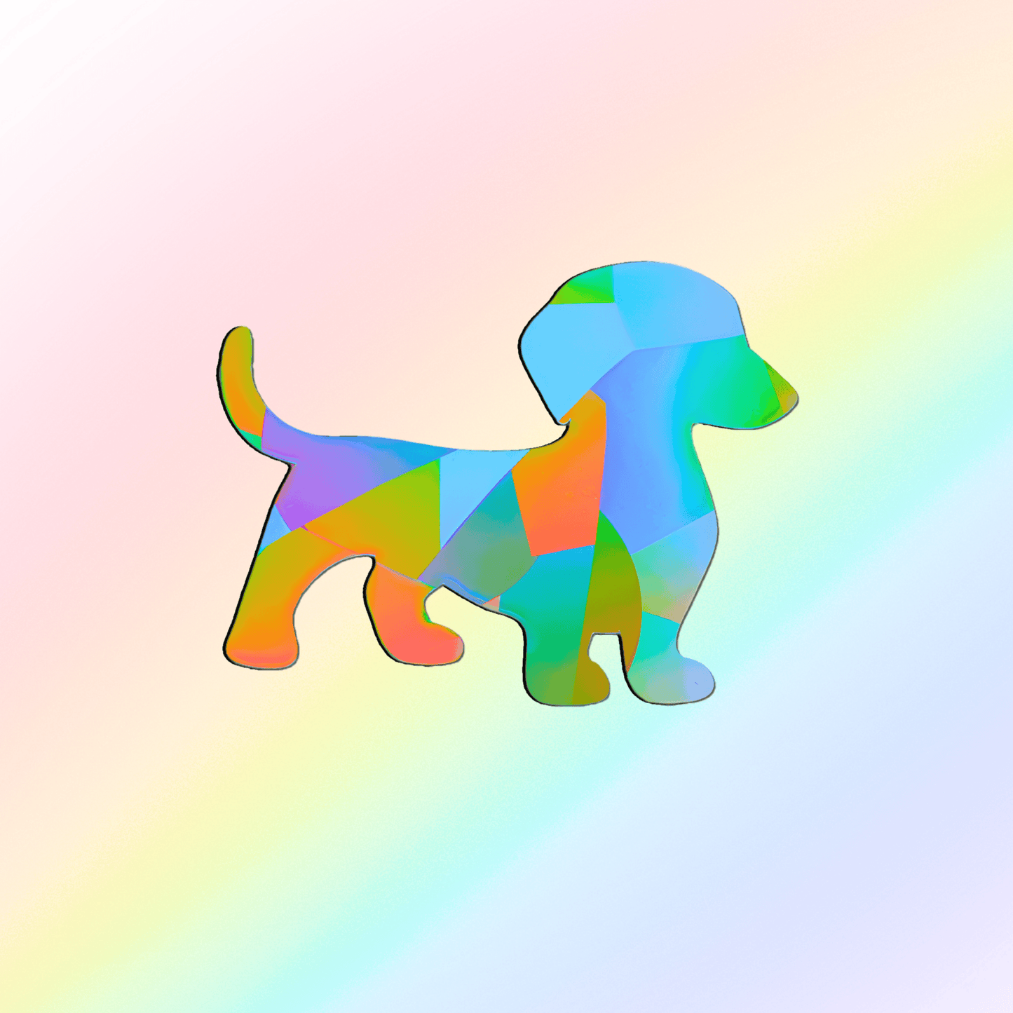 Suncatcher Fenstersticker Dackel