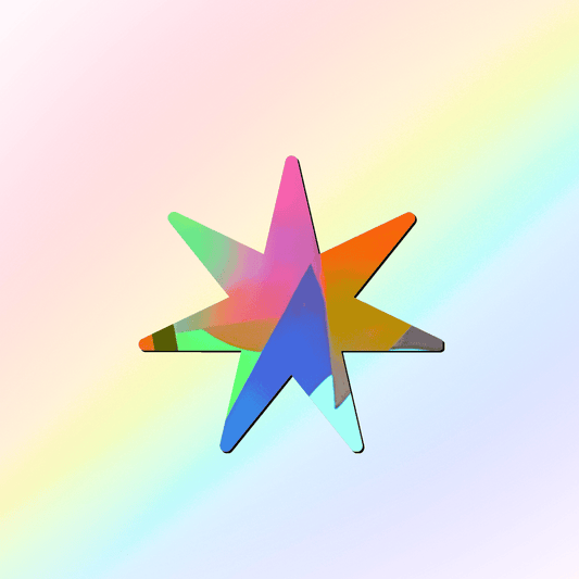 Suncatcher Fenstersticker Sternchen