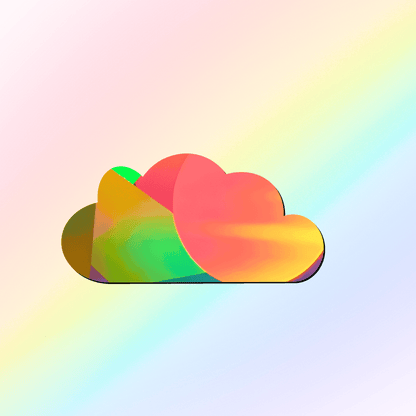 Suncatcher Fenstersticker XL Wolke