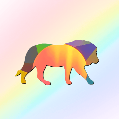 Suncatcher Fenstersticker Löwe