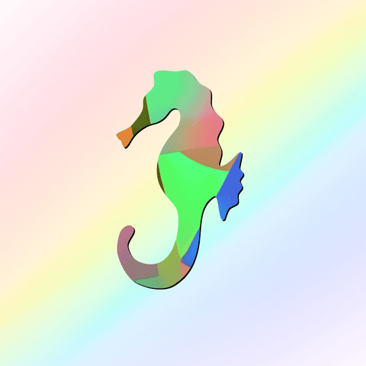 Suncatcher Fenstersticker Seepferdchen