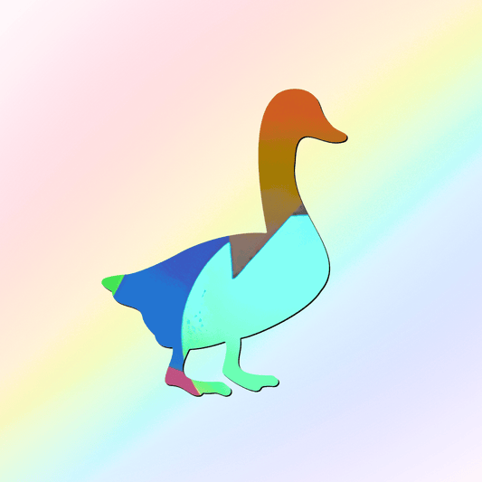 Suncatcher Fenstersticker Gans