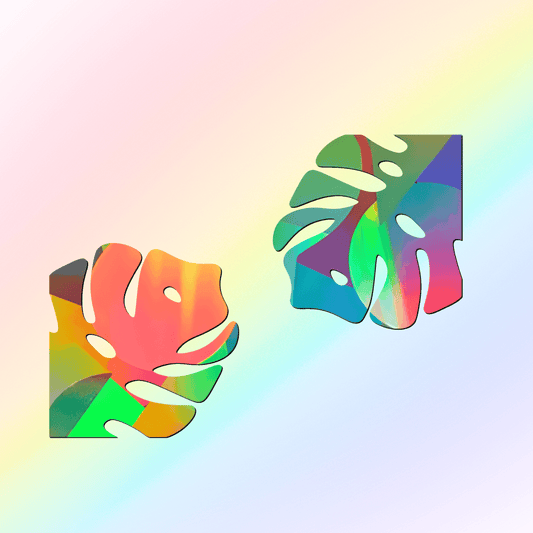 Suncatcher Fenstersticker Monstera Fensterecken