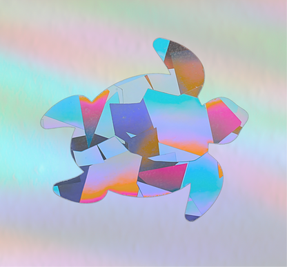 Suncatcher Sticker Schildkröte