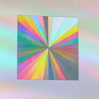 Suncatcher Fenstersticker XL Retro