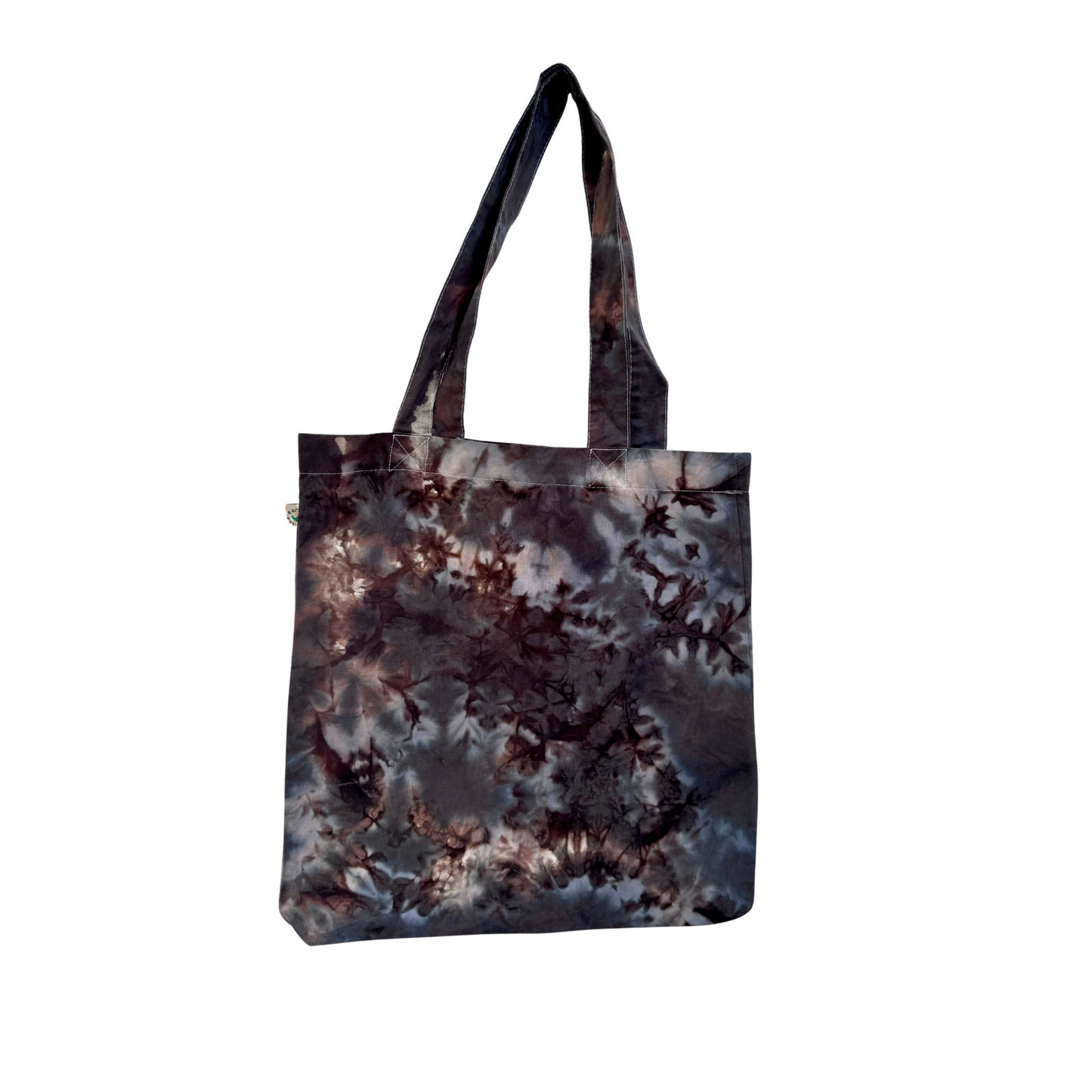 Ice Dye Baumwolltasche braun