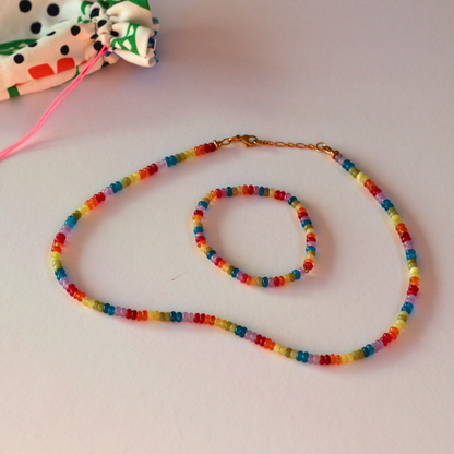 Edelsteinkette Mini Rainbow