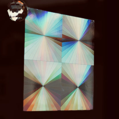 XL Suncatcher Sticker Folie Sonnenmuster