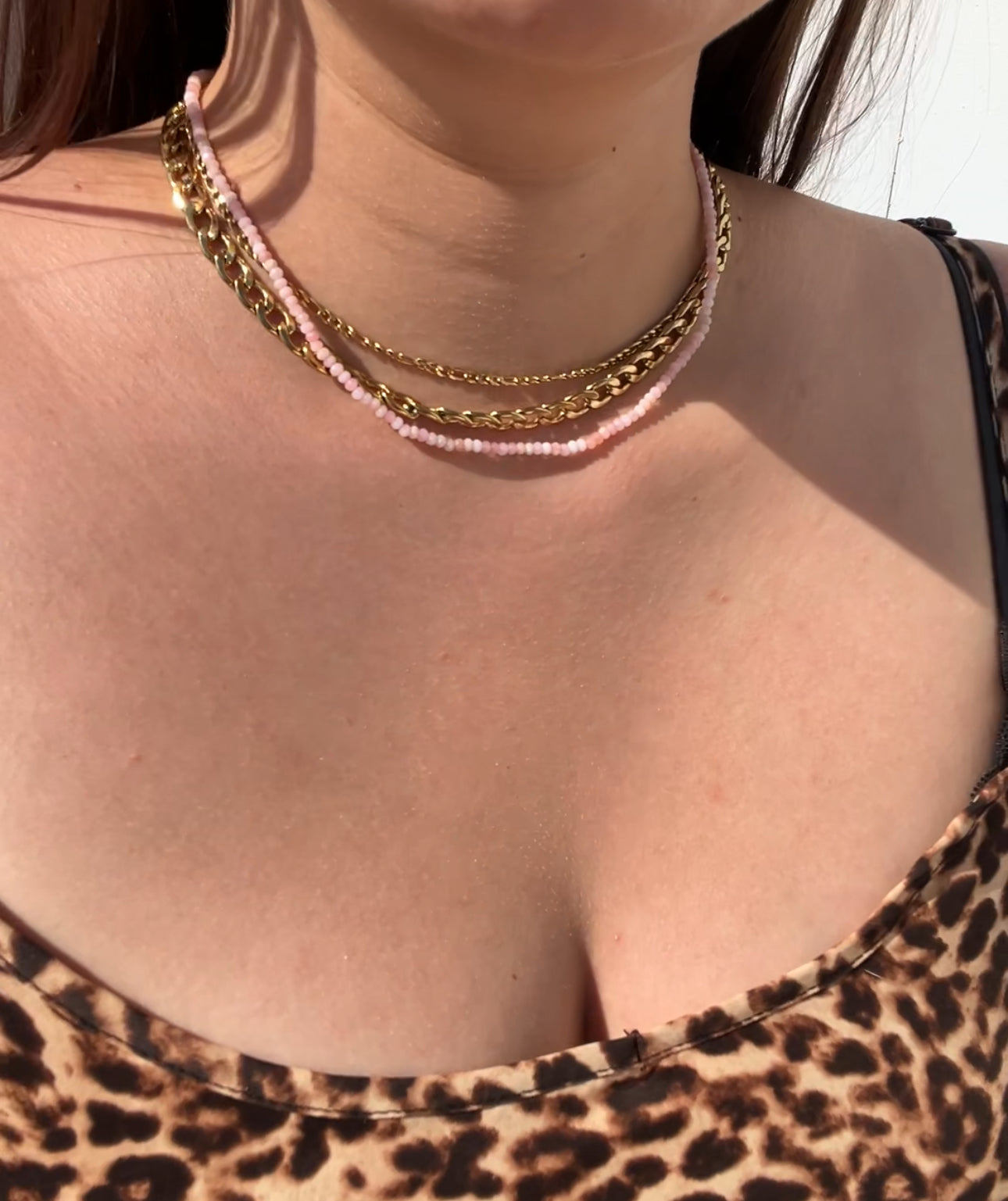 Mini Opal Edelsteinkette
